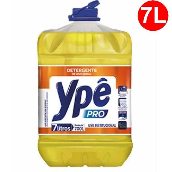 Detergente Líquido Neutro YPÊ PRO 7 Litros 1100. Rende até 700 litros - Ype Menor preço em Detergente Líquido Neutro YPÊ PRO 7 Litros 1100. Rende até 700 litros - Ype