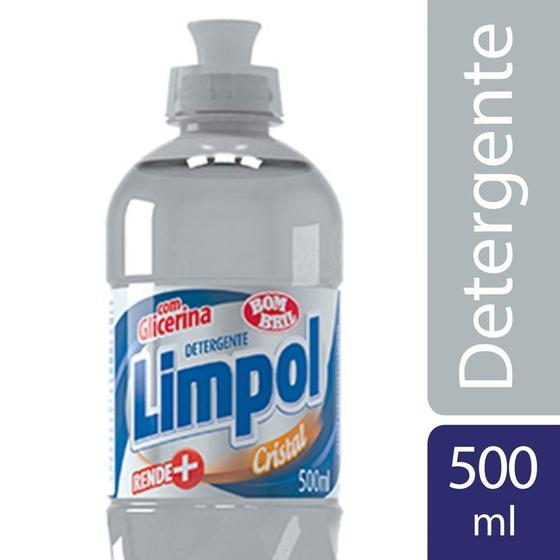 Imagem de Detergente Natural Cristal 500ml 24 Unidades - Limpol