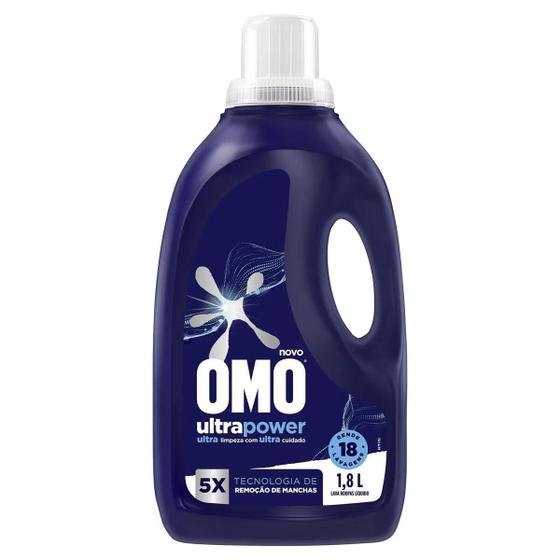 Imagem de Detergente Omo Ultra Power 1.8L - Remoção de Manchas