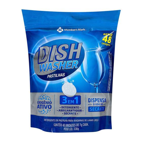 Imagem de Detergente para Lava-Louça Dish Washer Member's Mark Pacote com 48 Unidades