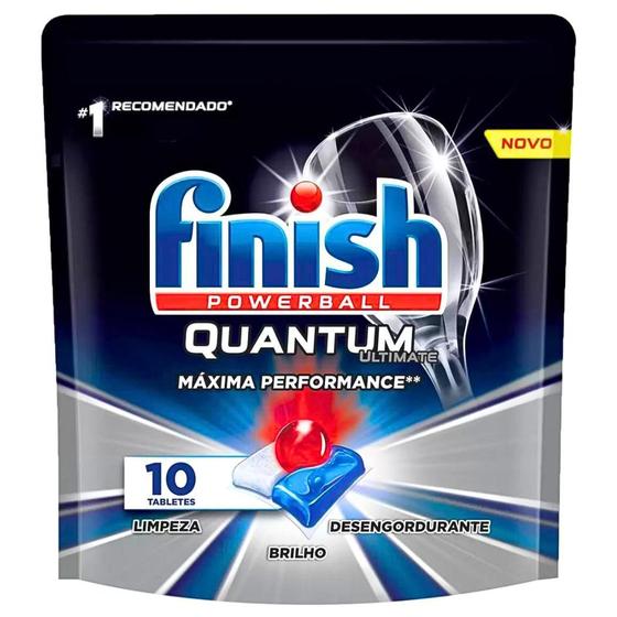 Imagem de Detergente Quantum Ultimate 10un Ação Desengordurante Finish