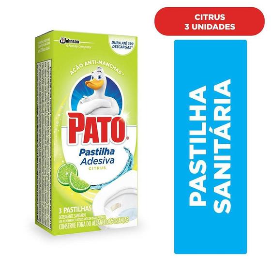 Imagem de Detergente Sanitário Pato Pastilha Adesiva Citrus
