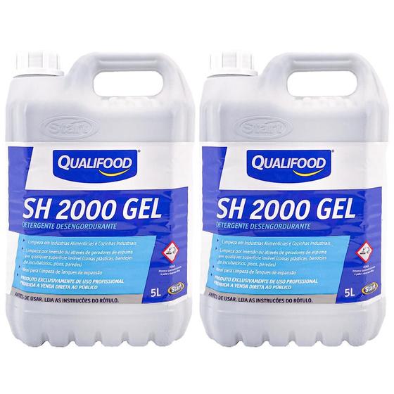 Imagem de Detergente SH 2000 Concentrado 5 Litros 2 Unidades Start 