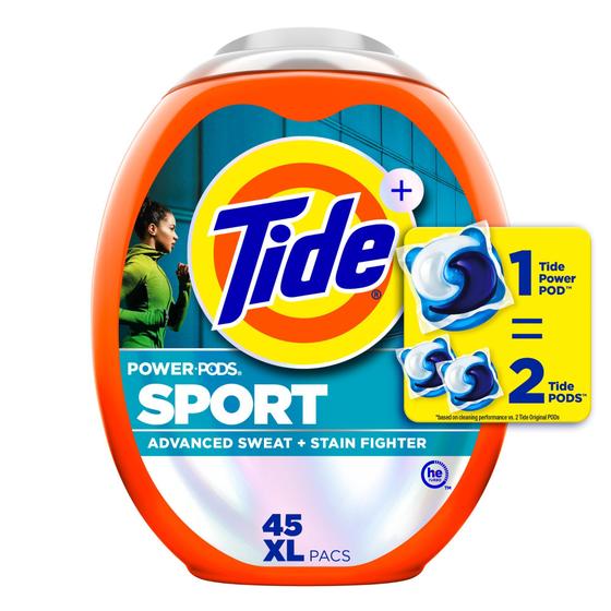 Imagem de Detergente Tide Pods Power com Febreze - Pacote com 45 Unidades