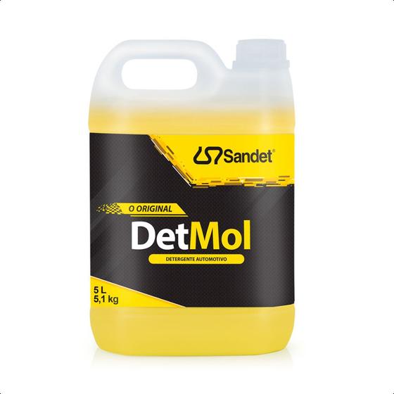 Imagem de Detmol Shampoo Concentrado Lava Carro Moto Sandet 5 Litros
