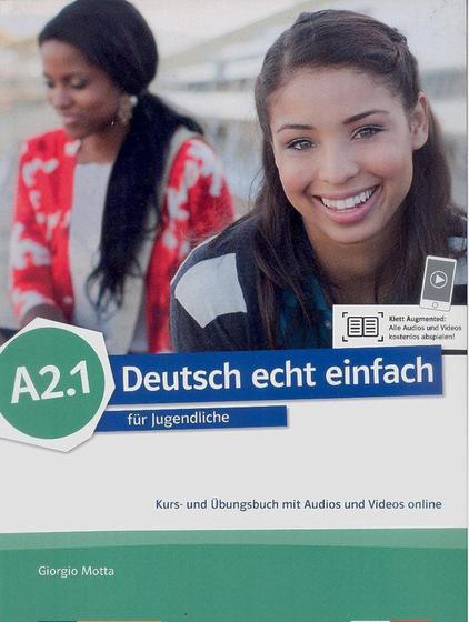 Imagem de Deutsch Echt Einfach A2.1 - Kurs- Und Übungsbuch Mit Audios Und Videos Online - Klett-Langenscheidt