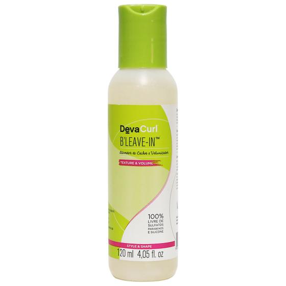 Deva Curl B Leave In Volumizador De Cachos 120ml Menor preço em Deva Curl B Leave In Volumizador De Cachos 120ml