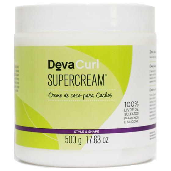 Deva Curl Creme De Coco Para Cachos Super Cream 500g Modelador e