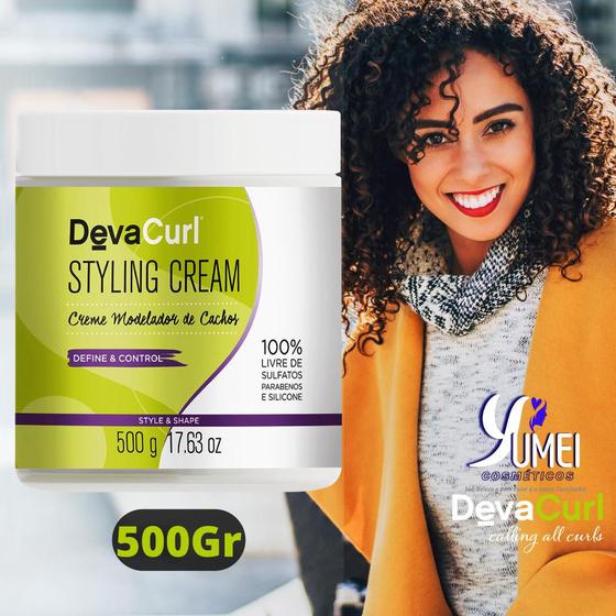 Deva curl creme de pentear styling cream estilizador 500g Creme de
