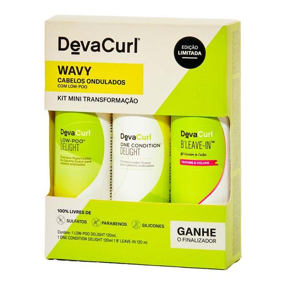 Imagem de Deva Curl Deligth Kit - Shampoo + Condicionador + Leave-in