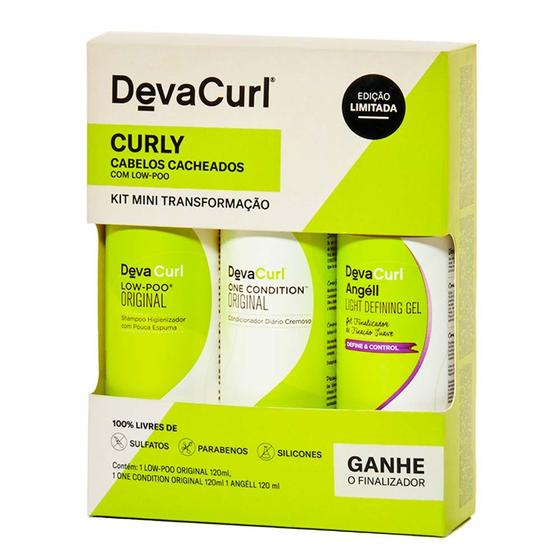 Imagem de Deva Curl No Poo Kit - Shampoo + Condicionador + Leave-in