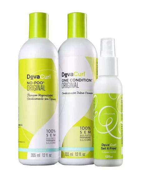 Imagem de Deva Curl Set It Free Kit (3 Produtos)