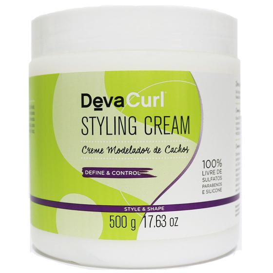 Deva Curl Styling Cream Creme Modelador 500g Modelador e Fixador de