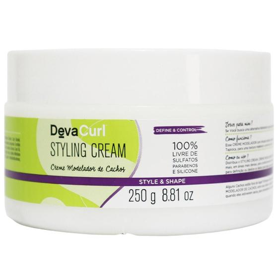 Imagem de Deva Curl Styling Cream Creme Modelador De Cachos 250G