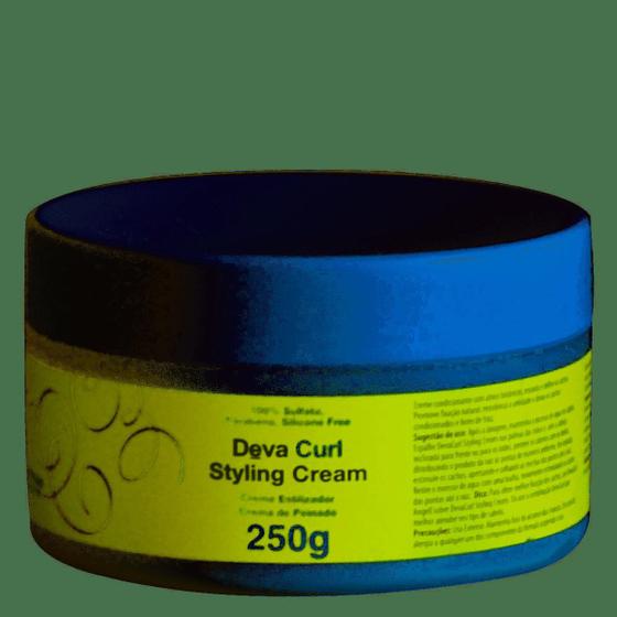 Deva Curl Styling Cream Creme Modelador de Cachos 250g Finalizador