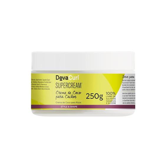 Imagem de Deva Curl Supercream Creme De Coco Para Cachos 250G