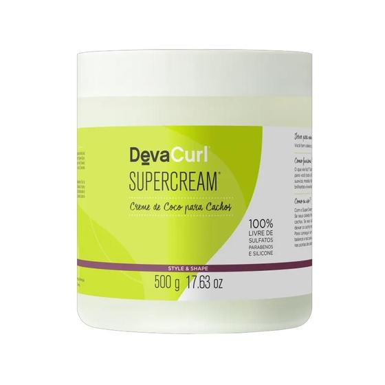 Imagem de Deva Curl Supercream Creme de Coco para Cachos 500g
