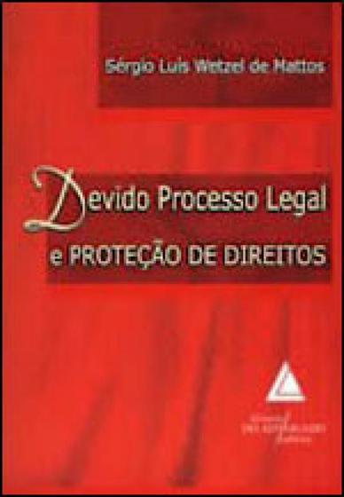 Imagem de Devido processo legal e proteçao de direitos - LIVRARIA DO ADVOGADO