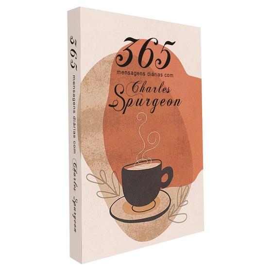 Imagem de Devocional 365 Mensagens Diárias com Charles Spurgeon  Capa Café - Livraria Cristã Emmerick