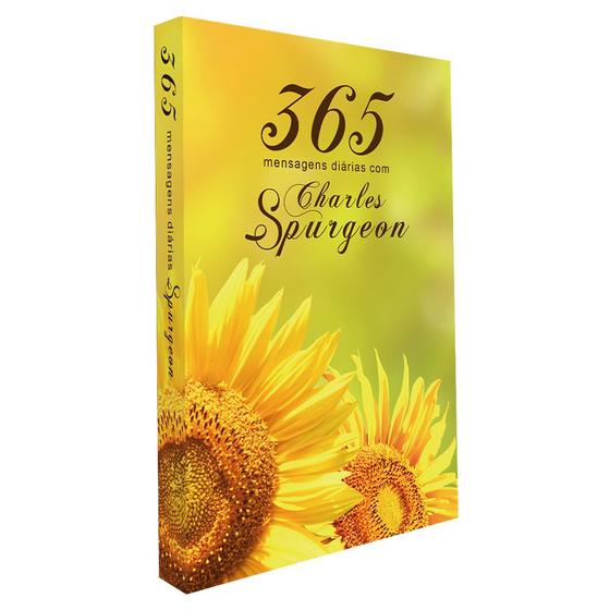Imagem de Devocional 365 Mensagens Diárias com Charles Spurgeon  Capa Feminina Girassol - Livraria Cristã Emmerick