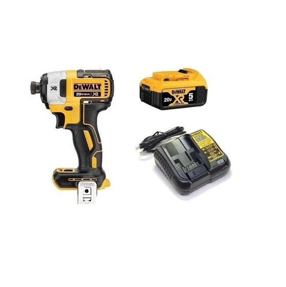 Imagem de Dewalt Dcf887 20v Parafusadeira Impacto Bateria 5ah Xr E Carregador