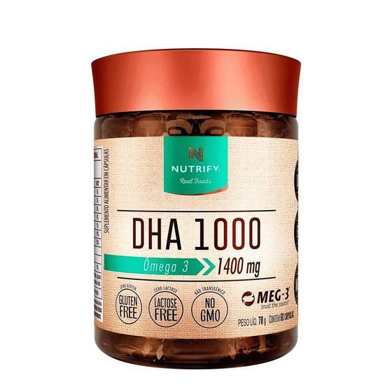 DHA 1000 EPA 400 Vegano Ultra Concentrado 120 Caps Nutrify Ômega 3