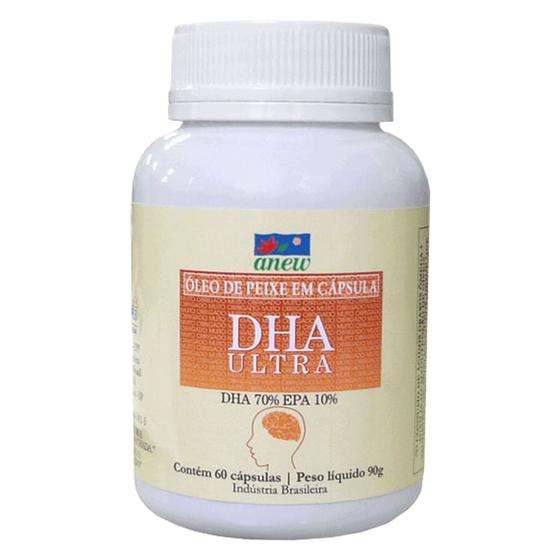 Imagem de DHA Ultra Ômega-3 (DHA 700mg EPA 100mg) 60 Cápsulas - Anew