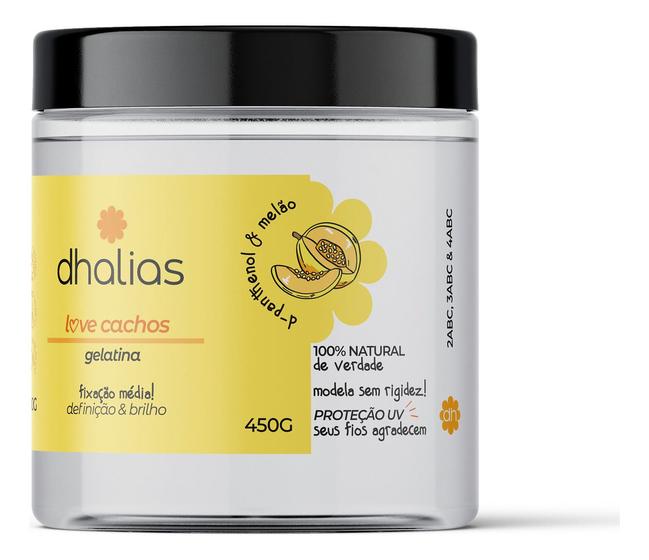 Imagem de Dhalias Máscara De Gelatina Melão E D-pantenol 450g