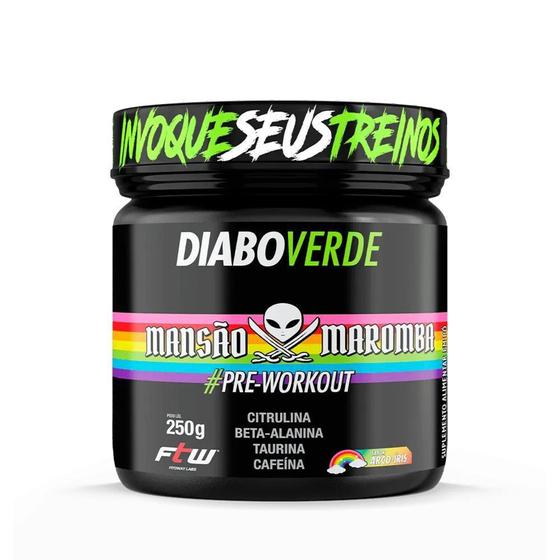 Diabo Verde Mansão Maromba 250g Arco-Íris - FTW Menor preço em Diabo Verde Mansão Maromba 250g Arco-Íris - FTW