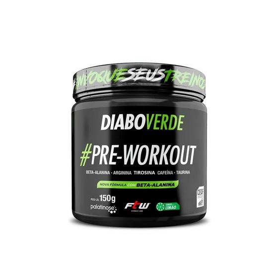 Imagem de Diabo Verde Pre-Workout (150g) - Sabor: Limão