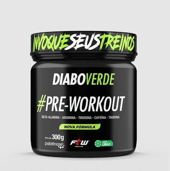 Imagem de Diabo Verde Pré-Workout 300g FTW Limão