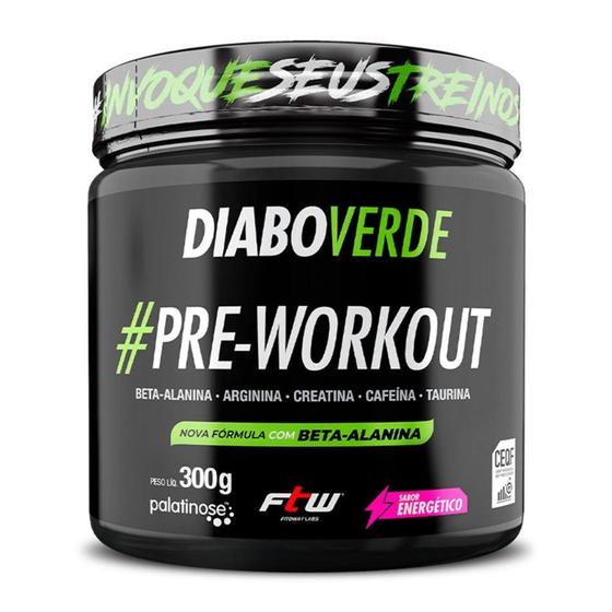 Diabo Verde Pré-Workout 300g - FTW Suplementos é boa?