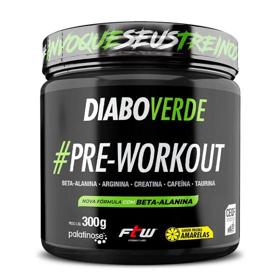 Imagem de Diabo Verde Pré-Workout 300g - FTW Suplementos