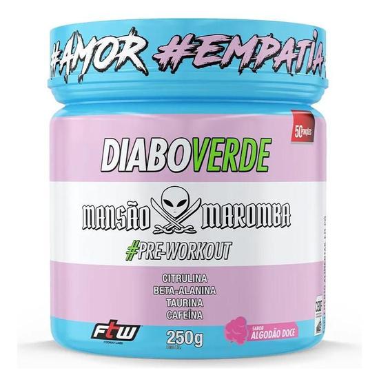 Imagem de Diabo Verde Pre-Workout Mansão Maromba 250G Algodão Doce