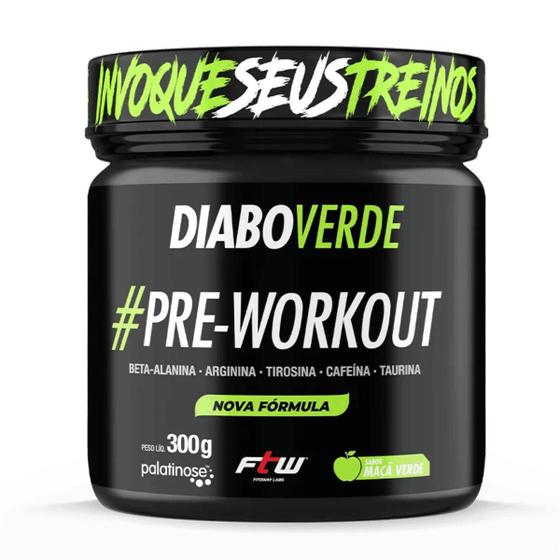 Imagem de Diabo Verde Pre-Workout Pote 300g FTW