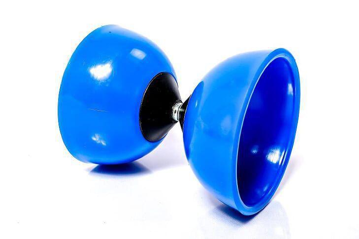 Imagem de Diabolo Profissional Azul com Par de Baquetas (dimbolo,yoyo,yo-yo)