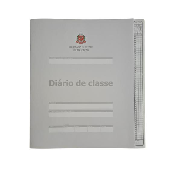 Imagem de Diário de Classe Bimestral Oficial Estado de São Paulo 50un