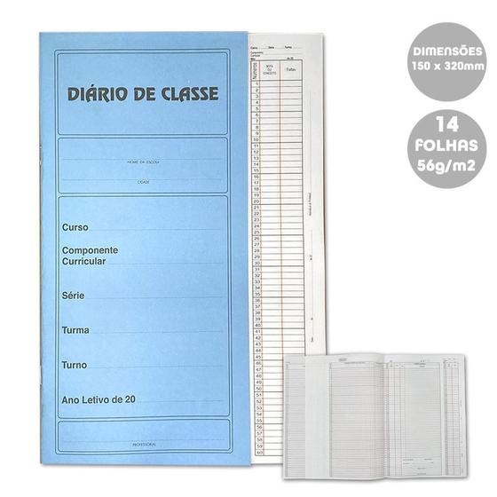 Imagem de Diário de Classe Mensal Tilibra