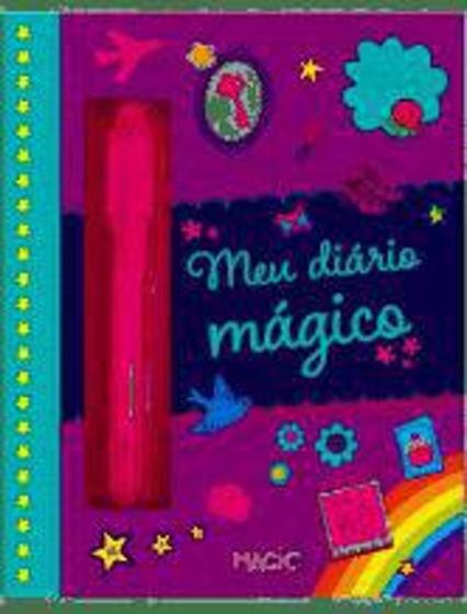 Imagem de Diario magico com cadeado + caneta escrita invisivel luz magica a bateria 50 folhas - MAGIC KIDS