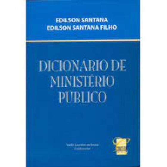Imagem de Dicionario de ministerio publico - CONCEITO JURIDICO