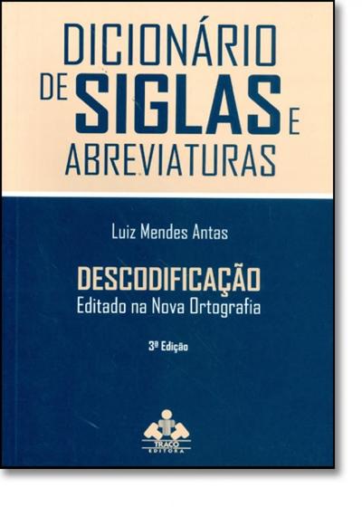 Imagem de Dicionario de siglas e abreviaturas