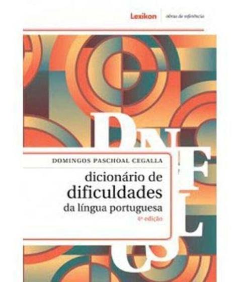 Imagem de Dicionário Dificuldades Língua Portuguesa - 04Ed/18 - LEXIKON                                           