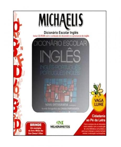 Imagem de Dicionario escolar ingles - ingles e portugues
