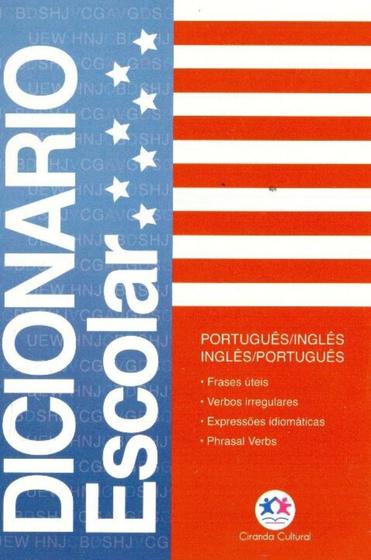 Imagem de Dicionário Escolar - Português/Inglês - Inglês/Português