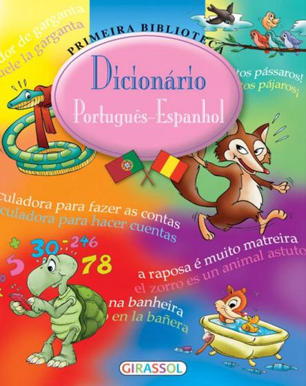Imagem de Dicionario portugues-espanhol - primeira biblioteca - Girassol