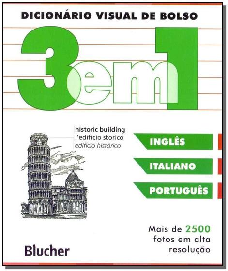 Imagem de Dicionário visual de bolso - 3 em 1 - BLUCHER                                           