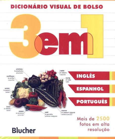 Imagem de Dicionario visual de bolso 3 em 1 - ingles/ espanhol/ portugues - nova edicao