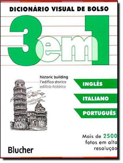 Imagem de Dicionario visual de bolso 3 em 1 - ingles/ italiano/ portugues - EDGARD BLUCHER