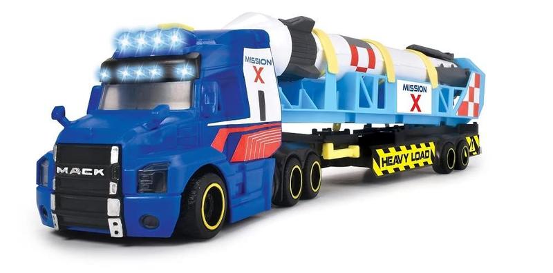 Imagem de Dickie Toys - Mack Truck com reboque e foguete