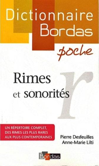 Imagem de Dictionnaire Bordas Rimes Et Sonorités